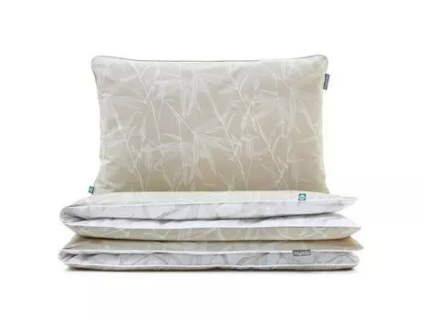 МУМЛА - комплект постельного белья 140х200 см 100% хлопок, комплект постельного белья из 2 предметов - 1 пододеяльник + 1 наволочка 80х70 см на молнии, сертификат Oeko-Tex MUMLA, бежевый