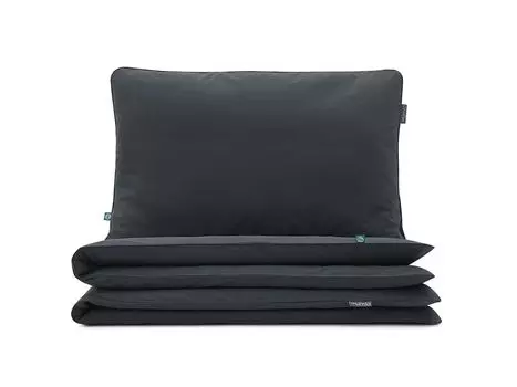 МУМЛА - комплект постельного белья 140х200 см 100% хлопок, комплект постельного белья из 2 предметов - 1 пододеяльник + 1 наволочка 60х50 см на молнии, сертификат Oeko-Tex MUMLA