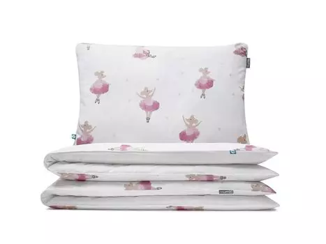 МУМЛА - комплект постельного белья 140х200 см 100% хлопок, комплект постельного белья из 2 предметов - 1 пододеяльник + 1 наволочка 60х50 см на молнии, сертификат Oeko-Tex MUMLA, розовый