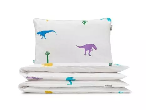 МУМЛА - комплект постельного белья 140х200 см 100% хлопок, комплект постельного белья из 2 предметов - 1 пододеяльник + 1 наволочка 60х50 см на молнии, сертификат Oeko-Tex MUMLA, белый