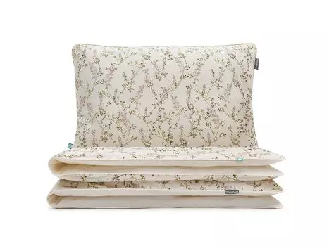 МУМЛА - комплект постельного белья 140х200 см 100% хлопок, комплект постельного белья из 2 предметов - 1 пододеяльник + 1 наволочка 60х50 см на молнии, сертификат Oeko-Tex MUMLA, бежевый