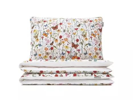 МУМЛА - комплект постельного белья 140х200 см 100% хлопок, комплект постельного белья из 2 предметов - 1 пододеяльник + 1 наволочка 60х50 см на молнии, сертификат Oeko-Tex MUMLA, белый