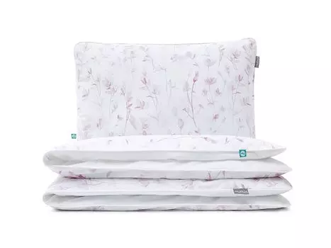 МУМЛА - комплект постельного белья 140х200 см 100% хлопок, комплект постельного белья из 2 предметов - 1 пододеяльник + 1 наволочка 80х70 см на молнии, сертификат Oeko-Tex MUMLA, белый