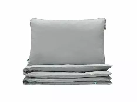 МУМЛА - комплект постельного белья 160х200 см 100% хлопок, комплект постельного белья из 3 предметов - 1 пододеяльник + 2 наволочки 80х70 см на молнии, сертификат Oeko-Tex MUMLA