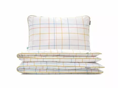 МУМЛА - комплект постельного белья 160х200 см 100% хлопок, комплект постельного белья из 3 предметов - 1 пододеяльник + 2 наволочки 80х70 см на молнии, сертификат Oeko-Tex MUMLA, белый