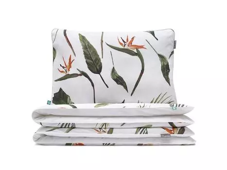 МУМЛА - комплект постельного белья 160х200 см 100% хлопок, комплект постельного белья из 3 предметов - 1 пододеяльник + 2 наволочки 80х70 см на молнии, сертификат Oeko-Tex MUMLA, белый