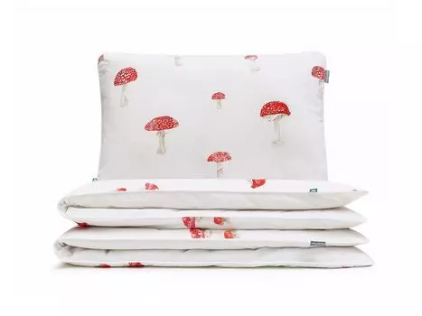 МУМЛА - комплект постельного белья 200х200 см 100% хлопок, комплект постельного белья из 3 предметов - 1 пододеяльник + 2 наволочки 80х70 см на молнии, сертификат Oeko-Tex MUMLA, белый