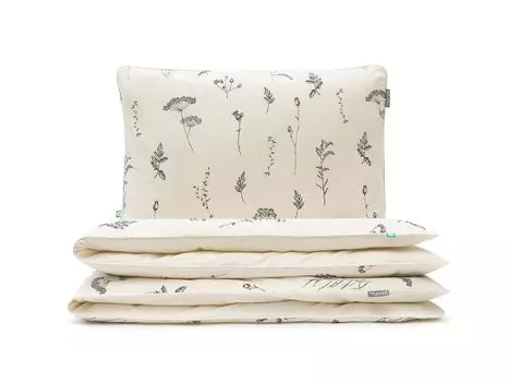 МУМЛА - комплект постельного белья 200х200 см 100% хлопок, комплект постельного белья из 3 предметов - 1 пододеяльник + 2 наволочки 80х70 см на молнии, сертификат Oeko-Tex MUMLA, бежевый