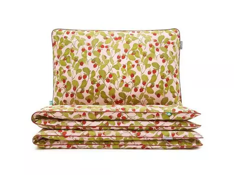 МУМЛА - комплект постельного белья 220х200 см 100% хлопок, комплект постельного белья из 3 предметов - 1 пододеяльник + 2 наволочки 80х70 см на молнии, сертификат Oeko-Tex MUMLA, розовый