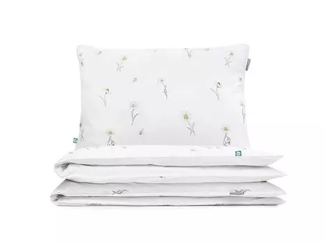 МУМЛА - комплект постельного белья 220х200 см 100% хлопок, комплект постельного белья из 3 предметов - 1 пододеяльник + 2 наволочки 60х50 см на молнии, сертификат Oeko-Tex MUMLA, белый