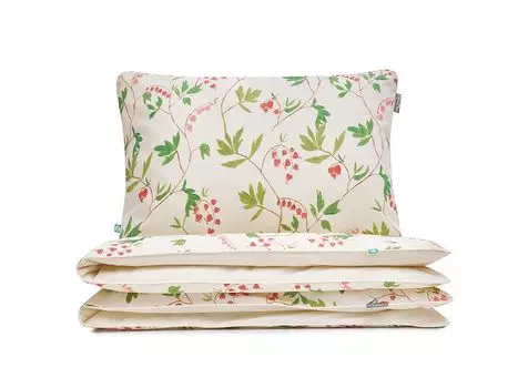 МУМЛА - комплект постельного белья 90х120 см 100% хлопок, комплект постельного белья из 2 предметов - 1 пододеяльник + 1 наволочка 60х40 см на молнии, сертификат Oeko-Tex MUMLA, бежевый