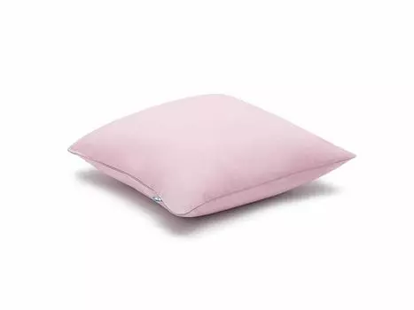 МУМЛА - наволочка 30 х 60 см, 1 шт. 100% хлопок 120 г/м2, наволочки с сертификатом ko Tex, двусторонние, со потайной молнией, гладкие, мягкие, дышащие MUMLA, розовый