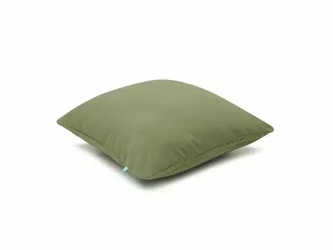 МУМЛА - наволочка 40 х 60 см, 1 шт. 100% хлопок 120 г/м2, наволочки с сертификатом ko-Tex, двусторонние, со потайной молнией, гладкие, мягкие, дышащие MUMLA, зеленый