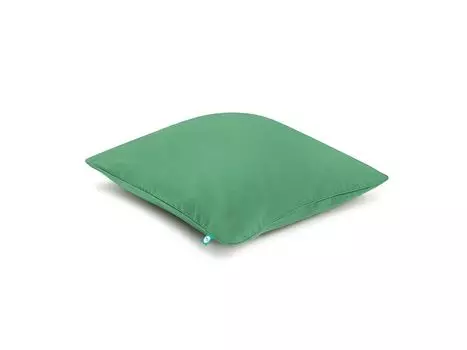 МУМЛА - наволочка 50 х 60 см, 1 шт. 100% хлопок 120 г/м2, наволочки с сертификатом ko-Tex, двусторонние, со потайной молнией, гладкие, мягкие, дышащие MUMLA, зеленый