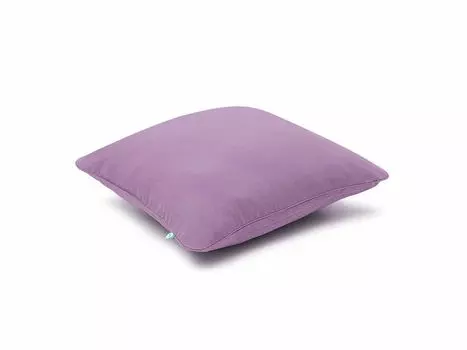 МУМЛА - наволочка 70 х 80 см, 1 шт. 100% хлопок 120 г/м2, наволочки с сертификатом ko Tex, двусторонние, со потайной молнией, гладкие, мягкие, дышащие MUMLA, фиолетовый