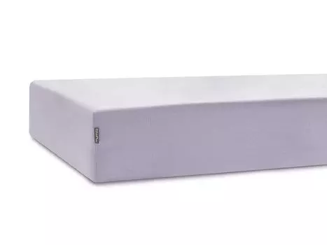 МУМЛА - простыня на резинке 160 х 200 см (для высоты матраса 30 см), 100% хлопок, мягкая, комфортная ткань с сертификатом Oeko-Tex MUMLA, фиолетовый