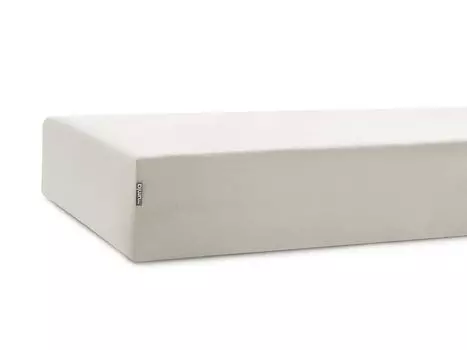 МУМЛА - простыня на резинке 180 х 200 см (для высоты матраса 30 см), 100% хлопок, мягкая, комфортная ткань с сертификатом Oeko-Tex MUMLA, бежевый