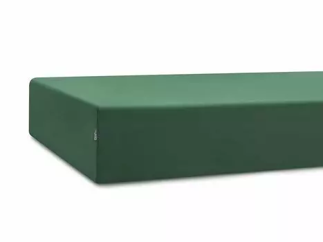 МУМЛА - простыня на резинке 200 х 200 см (для высоты матраса 30 см), 100% хлопок, мягкая, комфортная ткань с сертификатом Oeko-Tex MUMLA, зеленый