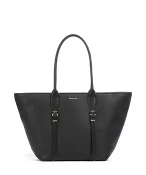 Мур шоппер зернистая коровья кожа Michael Kors, черный