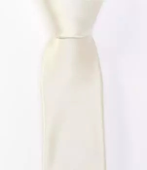 Мурано Solid Skinny 2 1/4Шелковый галстук Murano, белый