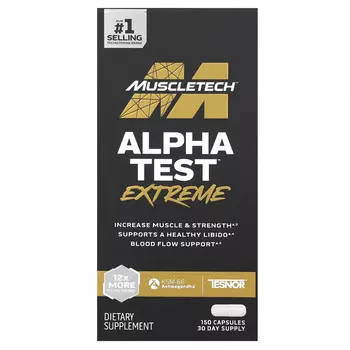 MuscleTech, AlphaTest Extreme, 150 Capsules