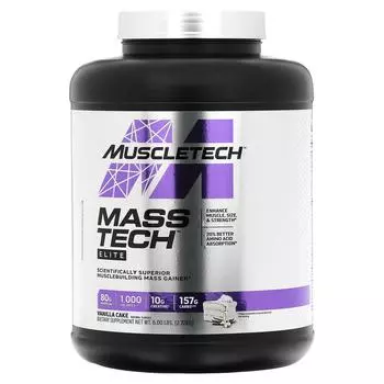 MuscleTech Mass Tech Elite Vanilla Cake 6 lbs (2.72 kg)