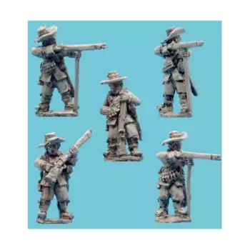 Мушкетеры – Стрельба в шляпах, Historical Miniatures - English Civil War (15mm)