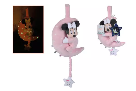 Music box микки и минни Disney, розовый