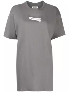 Musium Div. футболка с логотипом, серый