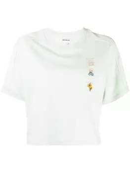 Musium Div. футболка с вырезами, зеленый