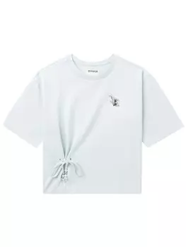 Musium Div. футболка со шнуровкой, синий