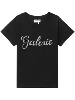 Musium Div. футболка со стразами, черный