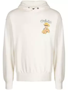 Musium Div. худи с принтом, белый