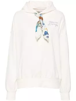 Musium Div. худи Scarf, белый