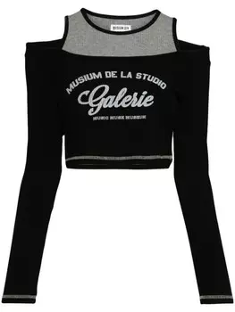 Musium Div. многослойная футболка, черный