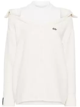 Musium Div. многослойная рубашка, серый