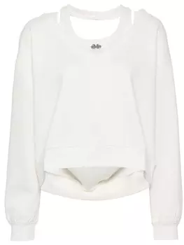 Musium Div. многослойное худи, белый