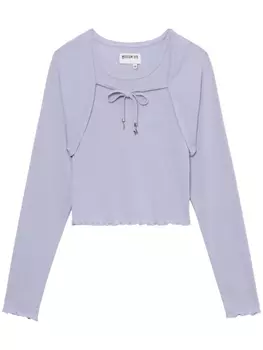 Musium Div. многослойный топ, фиолетовый