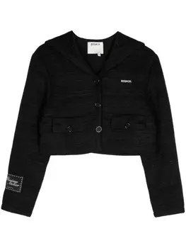 Musium Div. пиджак с логотипом, черный