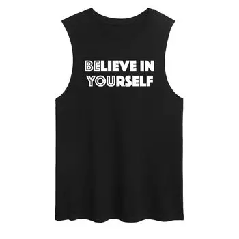 Мускулистая майка для юниоров Believe In Yourself Licensed Character