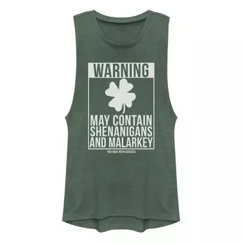 Мускулистая майка для юниоров Fifth Sun Clover Advisory ко Дню Святого Патрика