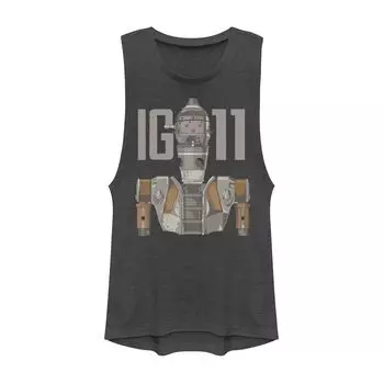 Мускулистая майка Mandalorian IG-11 «Звездные войны» для юниоров Licensed Character