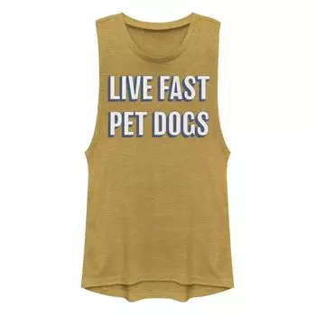 Мускулистый бак для юниоров "Live Fast Pet Dogs"