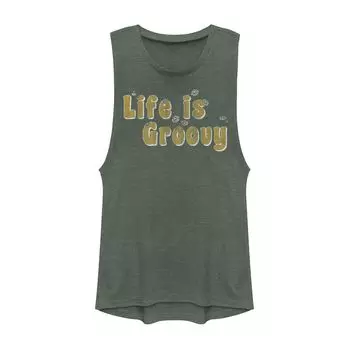 Мускулистый танк для юниоров «Life Is Groovy»