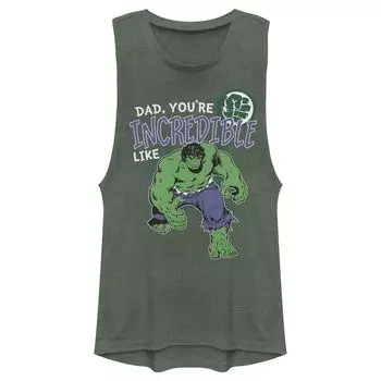 Мускулистый танк Marvel Hulk Incredible Dad для юниоров Licensed Character