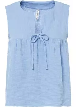 Муслиновая блузка-топ Rainbow, синий