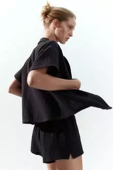 Муслиновая пижама H&M, серый