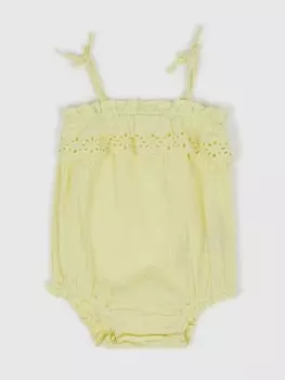 Муслиновое боди Gap, желтый