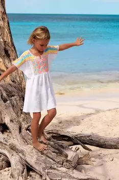 Муслиновое платье Sunuva, белый