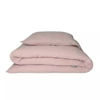 Муслиновое постельное белье Eliane Blush 155х220 см 60х40 см hutch&putch